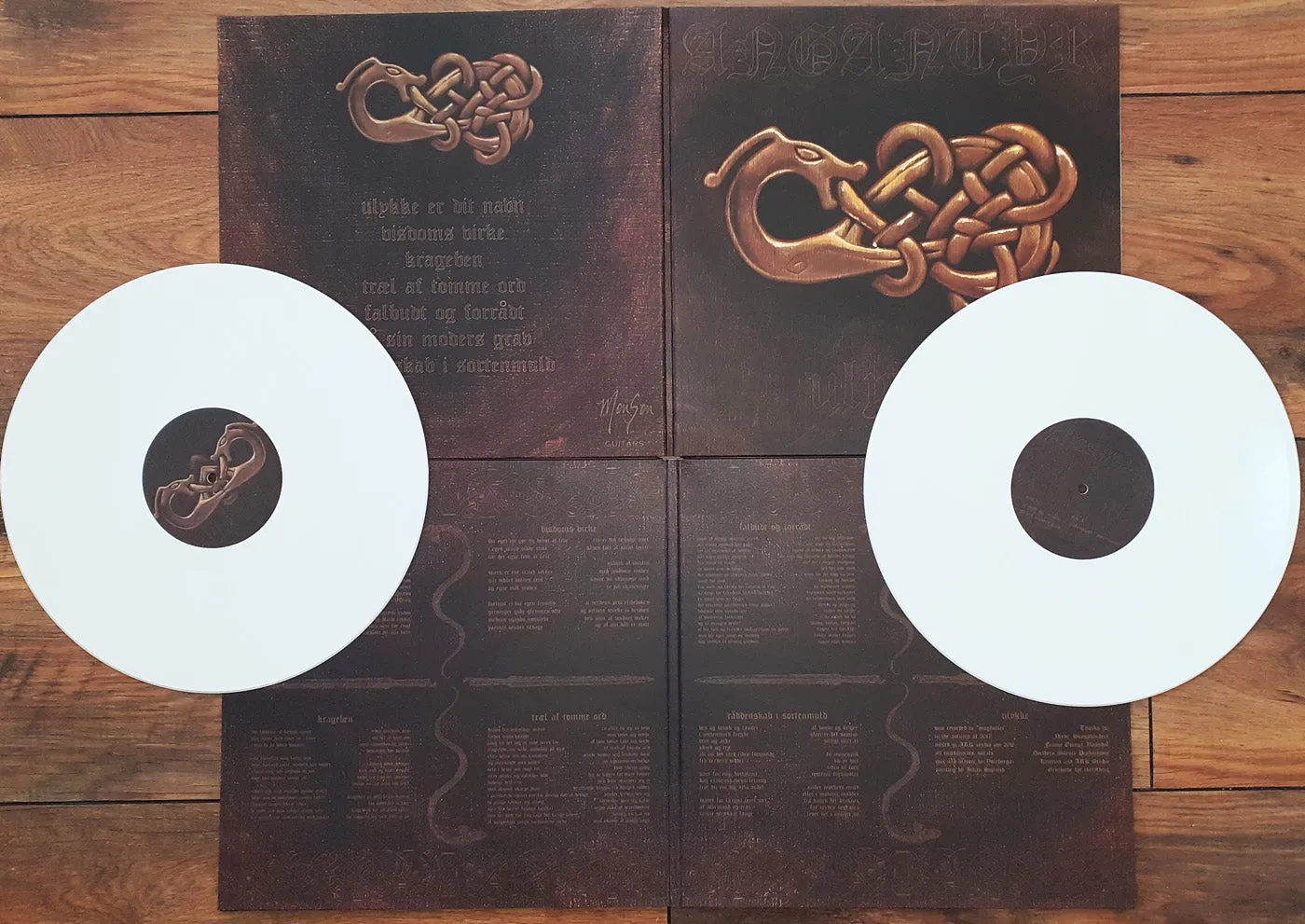 ANGANTYR: Ulykke 2 x LP (double white vinyl, gatefold sleeve, raw, atmospheric BM ala Taake/Kampfar)