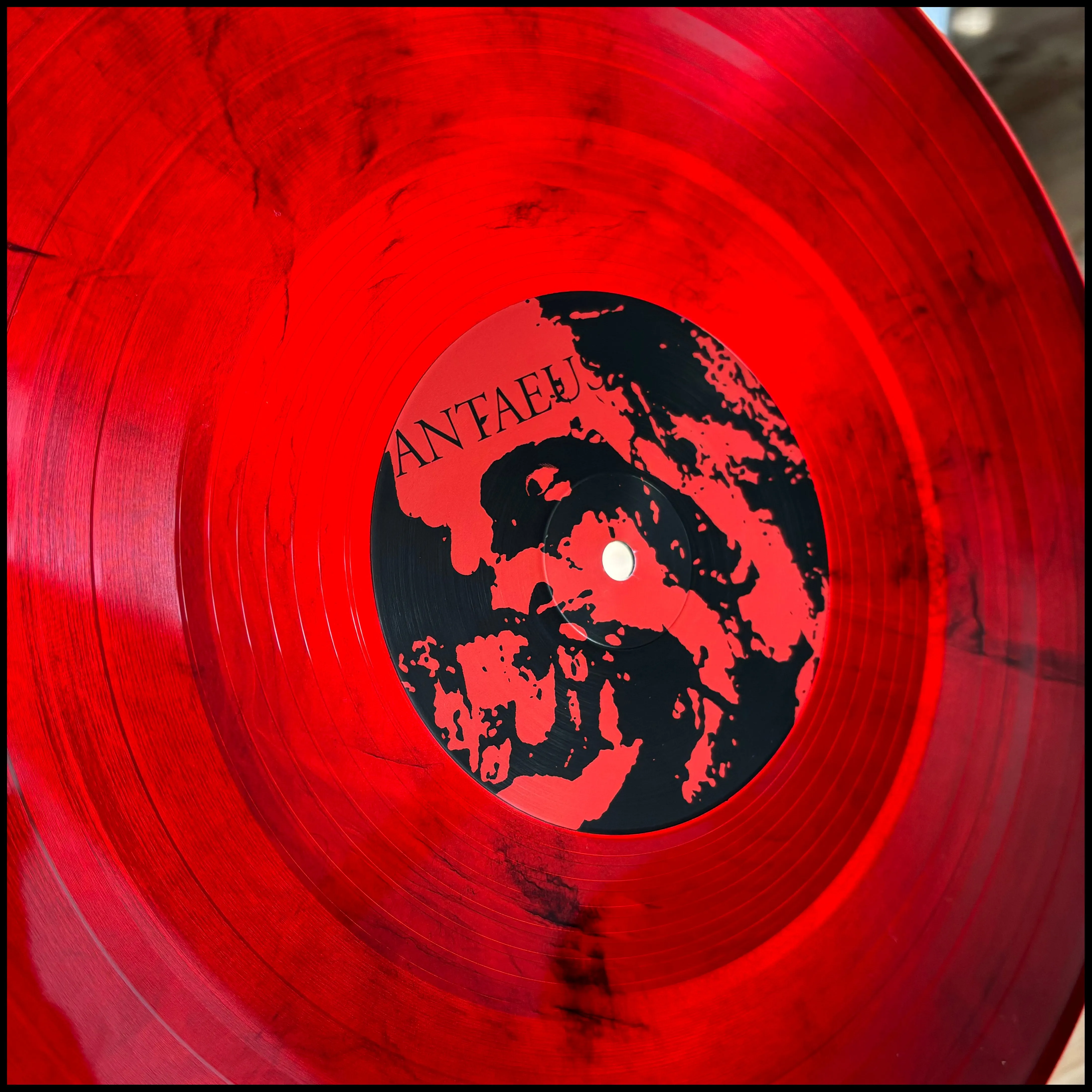 ANTAEUS: Cut Your Flesh and Worship Satan LP (blood red marble 180g vinyl, crushingly heavy French BM)