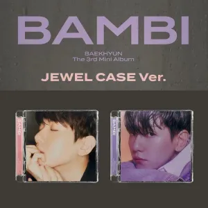 Baekhyun: Bambi (Random Cover) (incl. 8pg Lyric Paper, AR Clip Card   AR Photo Card)