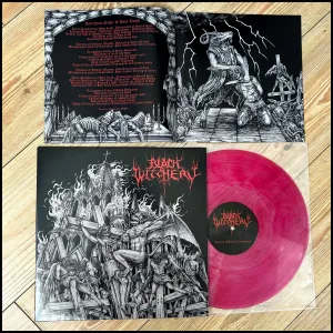 BLACK WITCHERY Inferno Of Sacred Destruction LP (clear and purple vinyl, 20 page book of art)