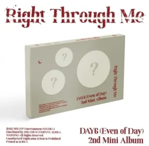 Day6 (Even of Day): Right Through Me (incl. 84pg Photobook, Photocard, Unit Photocard, Postcard   Still-Cut Sticker)