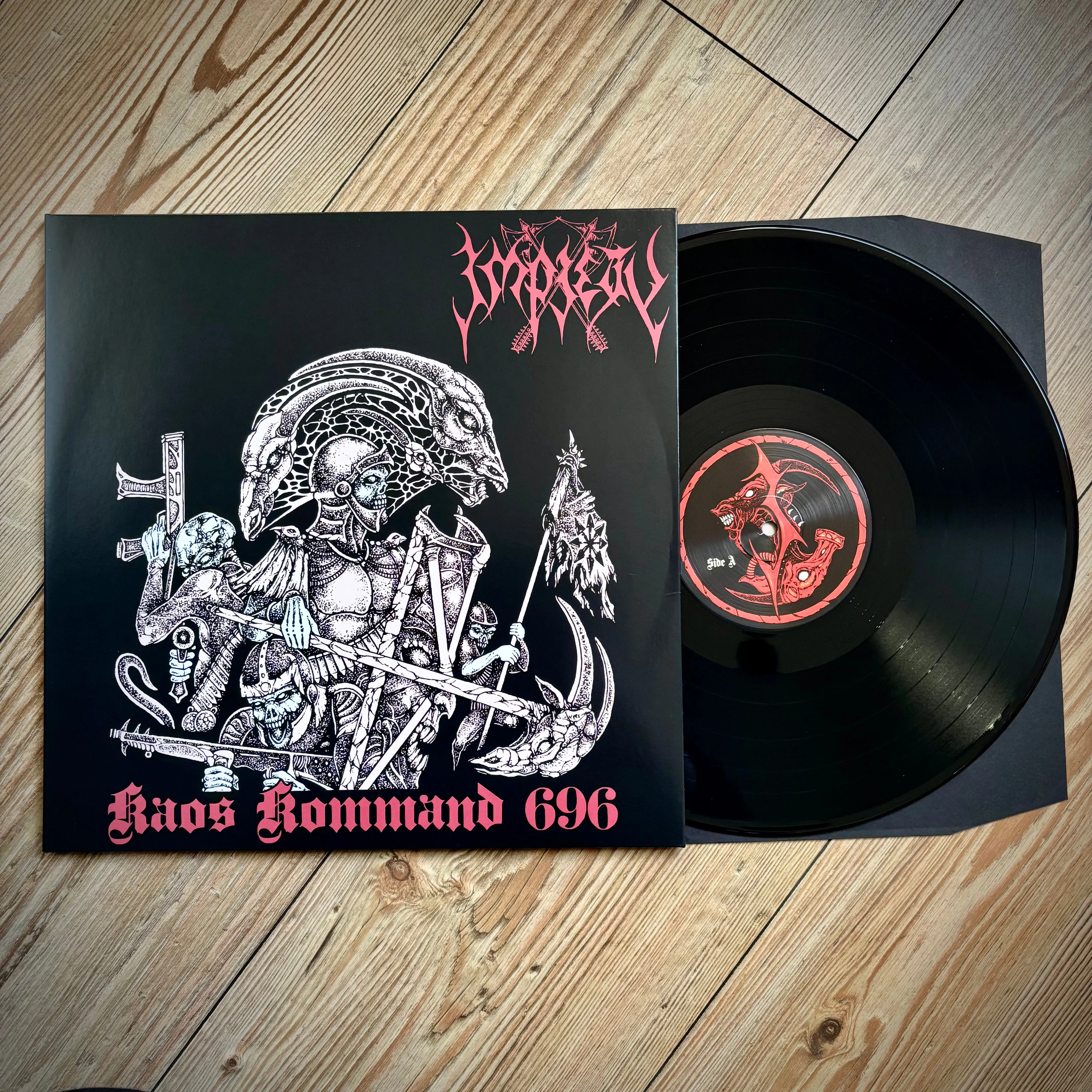 IMPIETY: Kaos Kommand 696 LP (limited black vinyl, Singapore black/death metal)