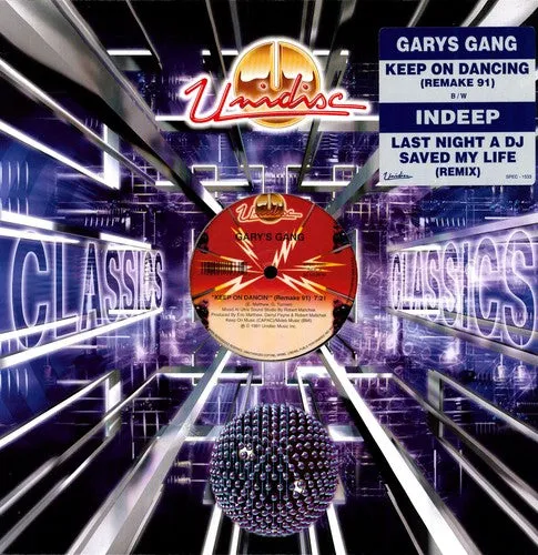 Indeep / Gary's Gang: Last Night a DJ Saved My Life / Keep on Dancing