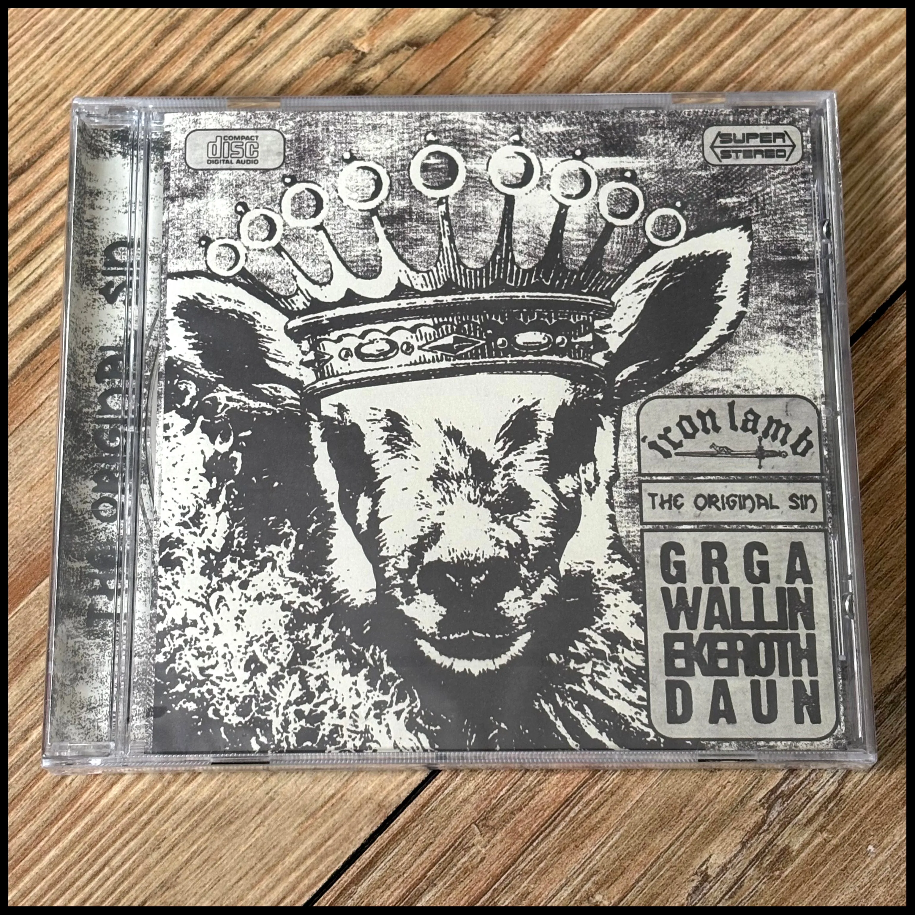 IRON LAMB: The Original Sin CD (Swedish punk heavy metal, feat Repugnant, Dismember members)