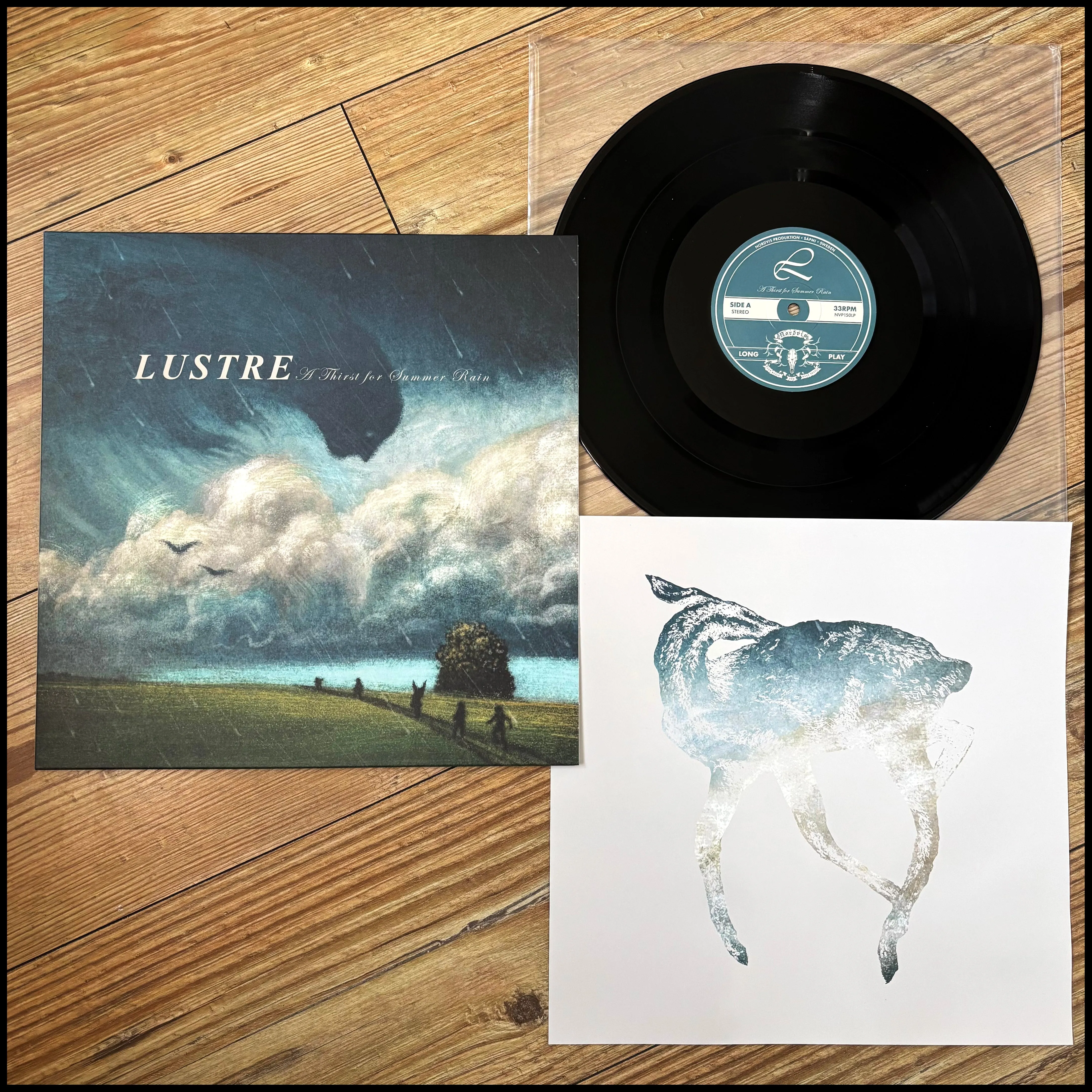 LUSTRE: A Thirst for Summer Rain LP (black vinyl, Burzum meets Summoning, emotive black metal ambient)