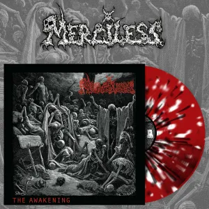 MERCILESS: The Awakening LP (limited, 180g red white & black splatter vinyl, legendary release)