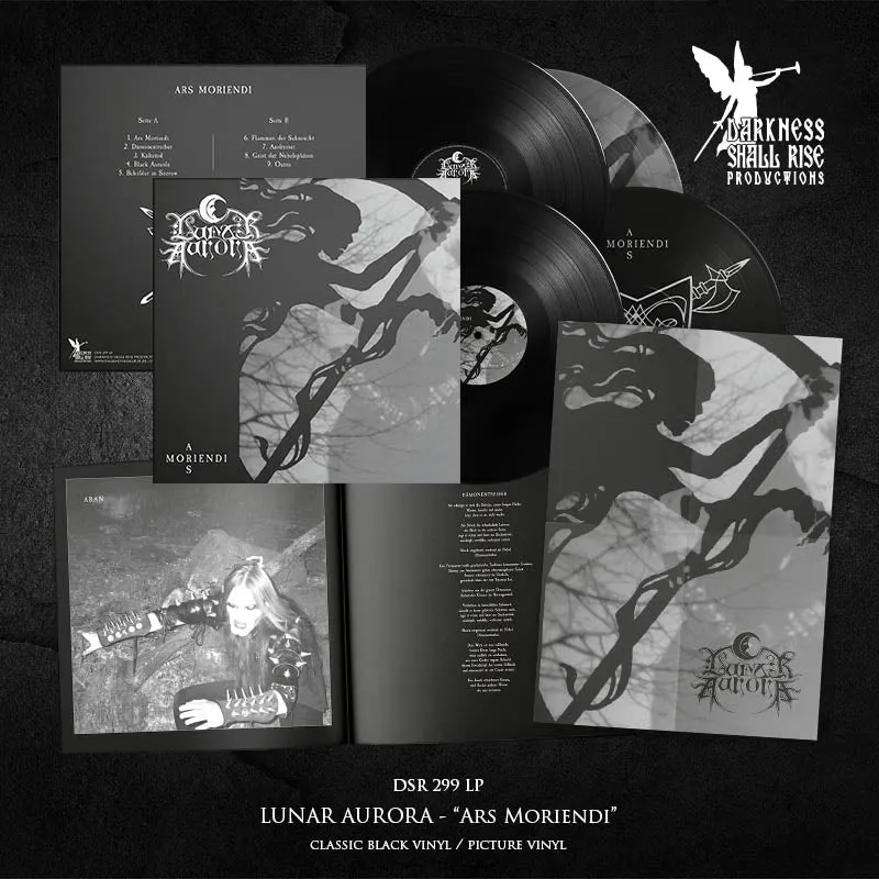 Preorder [early May] LUNAR AURORA: Ars Moriendi  LP (picture disc / black vinyl, large booklet, poster)