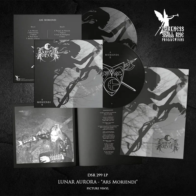 Preorder [early May] LUNAR AURORA: Ars Moriendi  LP (picture disc / black vinyl, large booklet, poster)