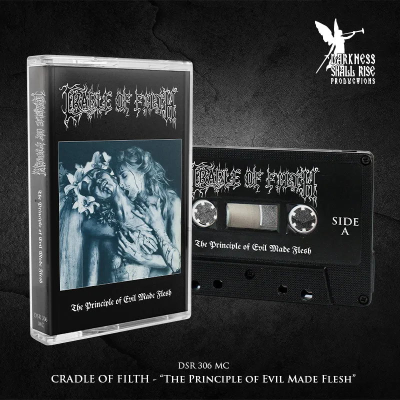 Preorder [late July 2025] CRADLE OF FILTH: The Principle Of Evil Made Flesh cassette (limited, remastered)