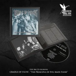 Preorder [late July 2025] CRADLE OF FILTH: The Principle Of Evil Made Flesh CD hardcover digibook  (20 page, remastered)