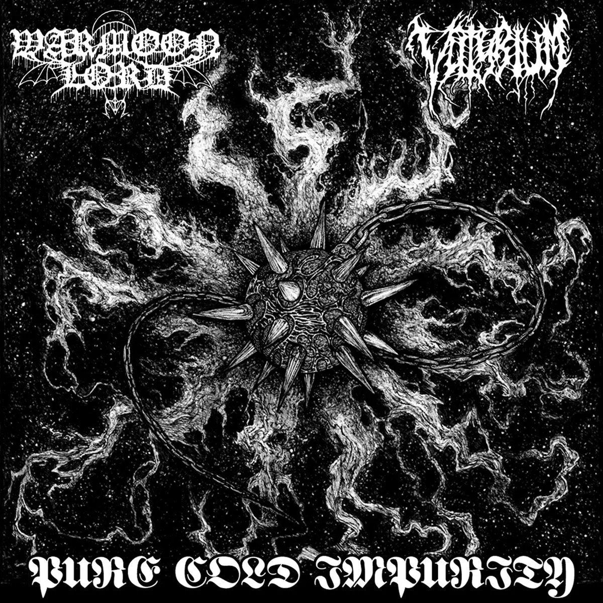 Sale: WARMOON LORD / VULTYRIUM: Pure Cold Impurity (DIGIPAK CD) CD (trad BM split from Finland)
