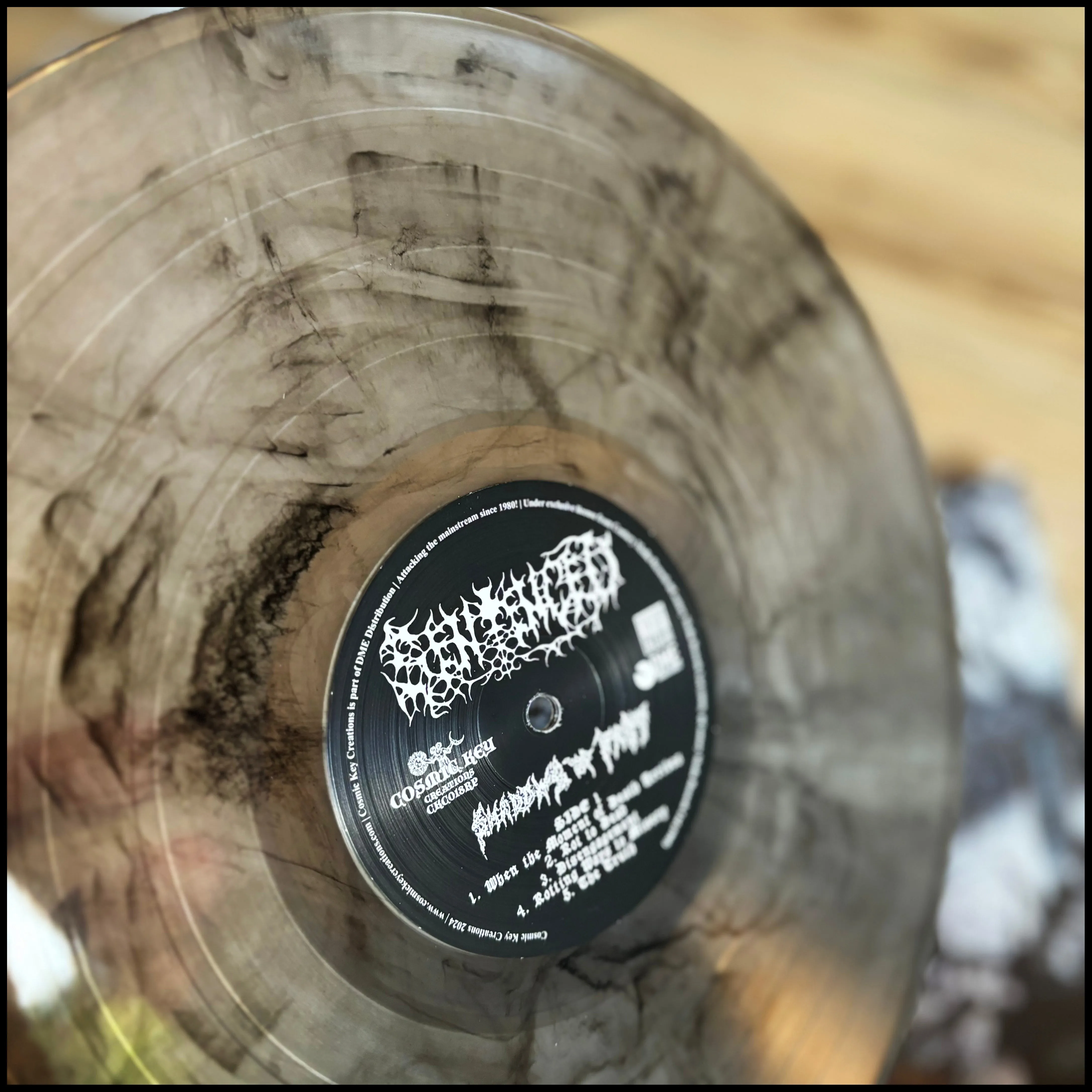 SENTENCED: Shadows of the Past LP (black smoke vinyl, gatefold sleeve, Finnish doom metal masterpiece from 1991)