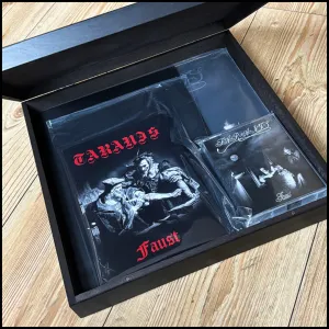 TARANIS: Faust Deluxe deluxe boxset: LP   2 tape wooden box (vinyl, book, cassette, cult Polish black metal from 1995)